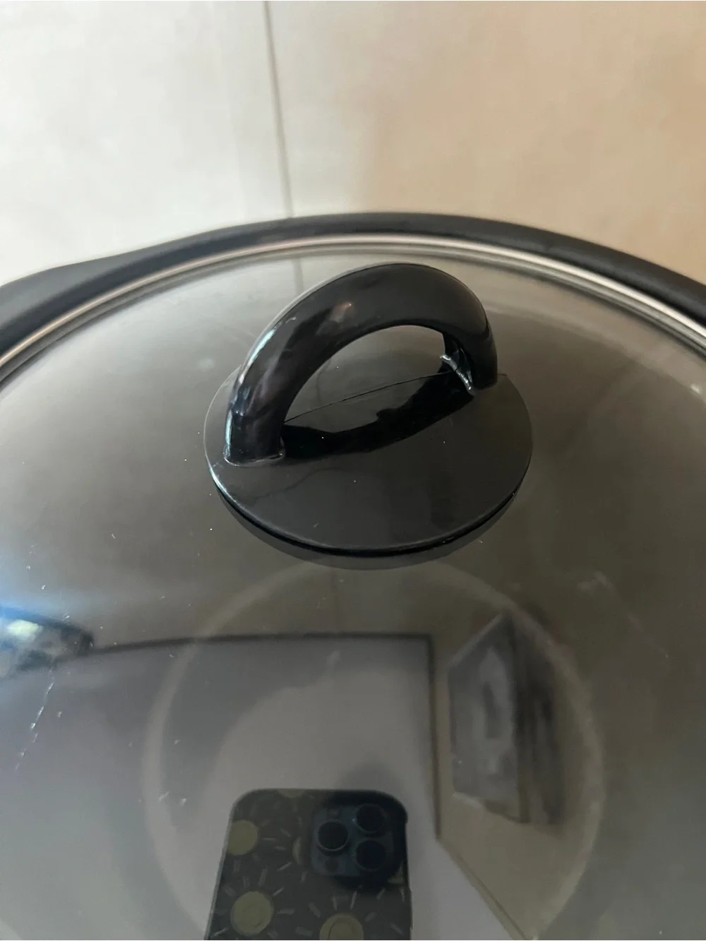 Crock-Pot Silver Stainless Steel Slow Cooker with Black Trim
